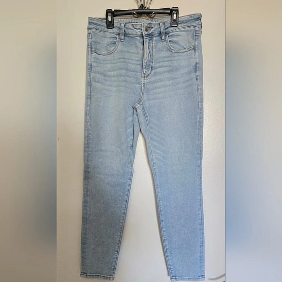 AE Next Level Stretch Hi Rise Jegging Sz 12 Short - Picture 1 of 13
